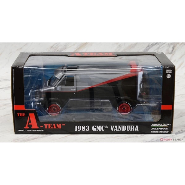 Greenlight 1983 GMC Vandura The A-Team 1983-1987 TV Series 1 by 24 Die-Cast Model Cars 84072 - main